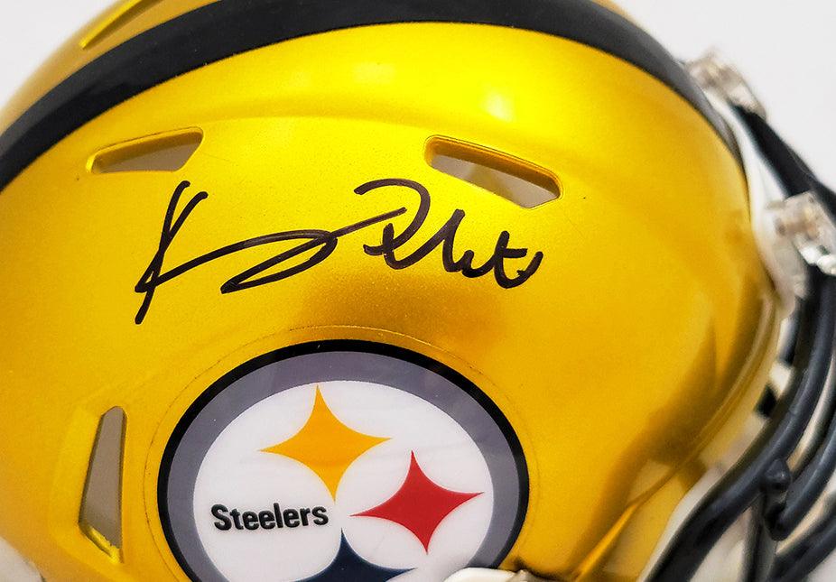 Kenny Pickett Signed Pittsburgh Steelers Flash Speed Mini Football Helmet (Beckett) - RSA