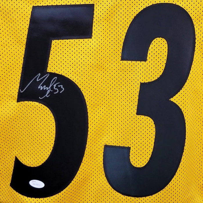 Maurkice Pouncey Autographed Pro Style￼ White Football Jersey (JSA)