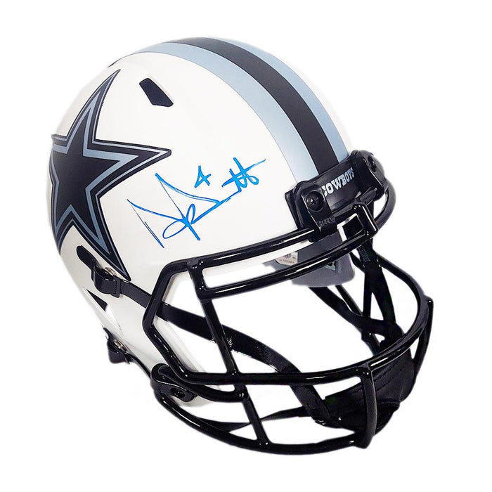 Dak Prescott Signed Dallas Cowboys Lunar Eclipse Speed Full-Size Replica Football Helmet (Beckett) - RSA