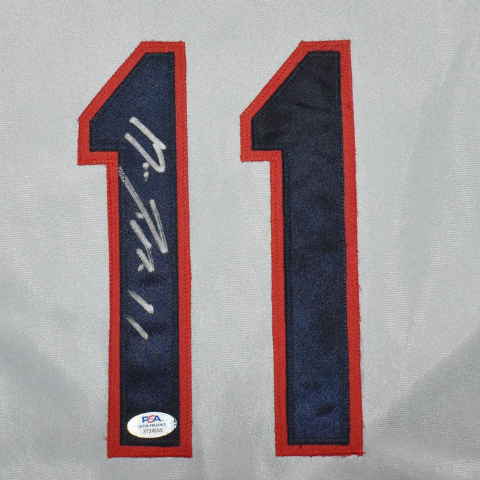 Jose Ramirez Signed Cleveland Blue Baseball Jersey (PSA) — RSA