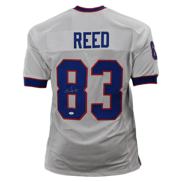 Andre Reed Signed Pro-Edition Blue Football Jersey (JSA) — RSA