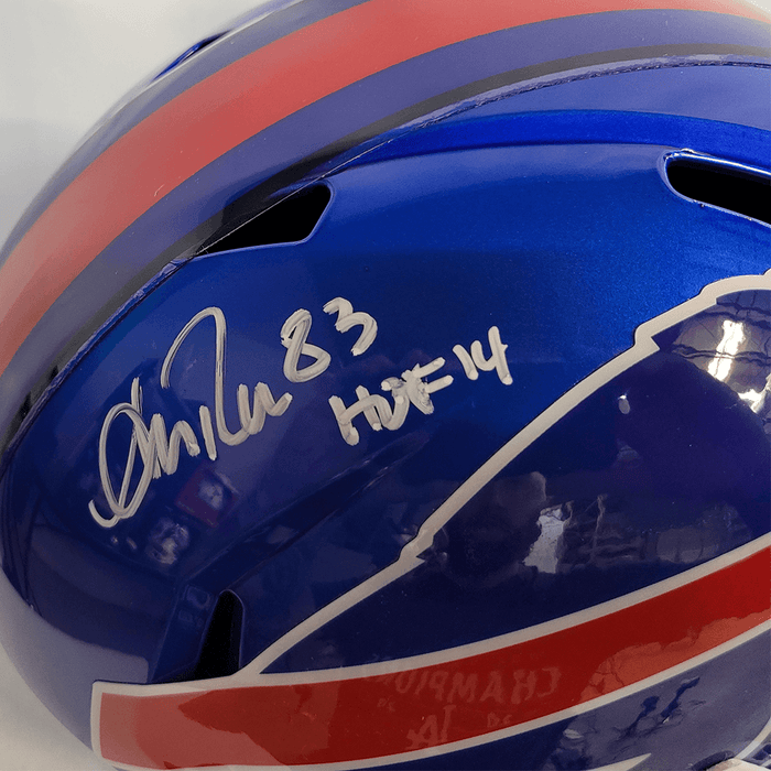 Andre Reed Signed Buffalo Bills Flash Speed Full-Size Replica Football — RSA