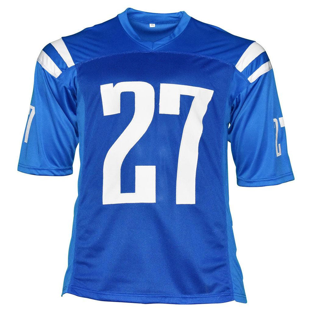 Xavier Rhodes Signed Indianapolis Pro Blue Football Jersey (JSA) - RSA