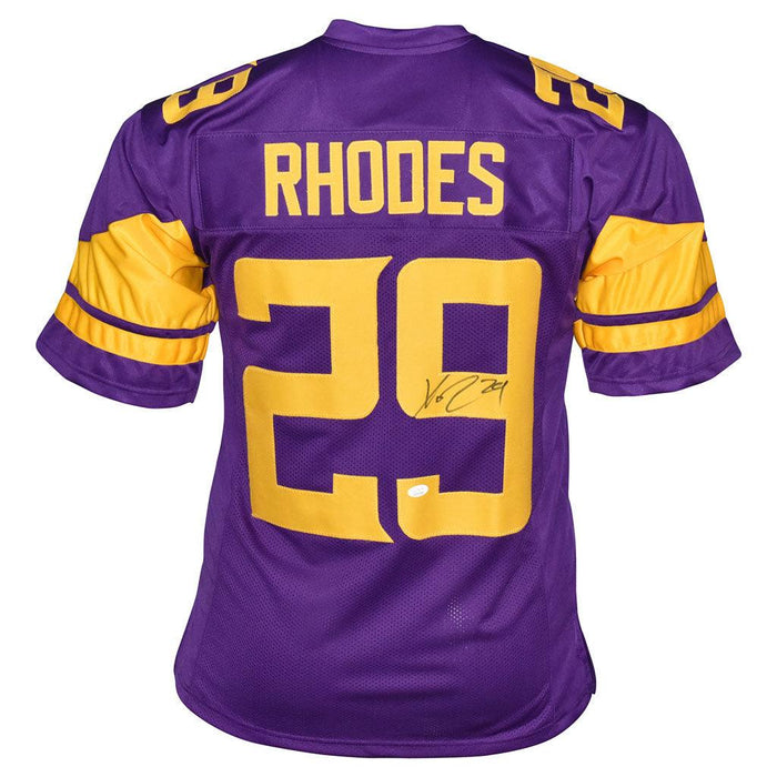 Xavier Rhodes Signed Minnesota Pro Color Rush Football Jersey (JSA) - RSA