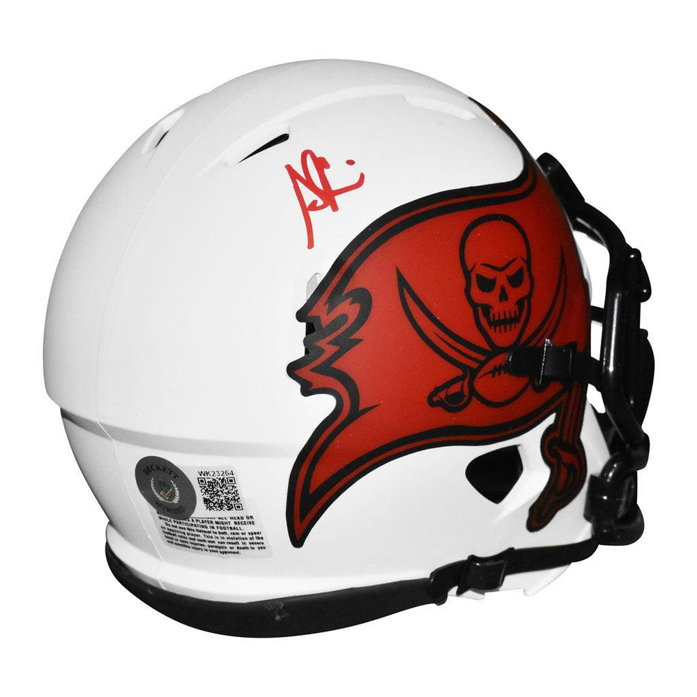 Simeon Rice Signed Tampa Bay Buccaneers Lunar Speed Mini Football Helm — RSA