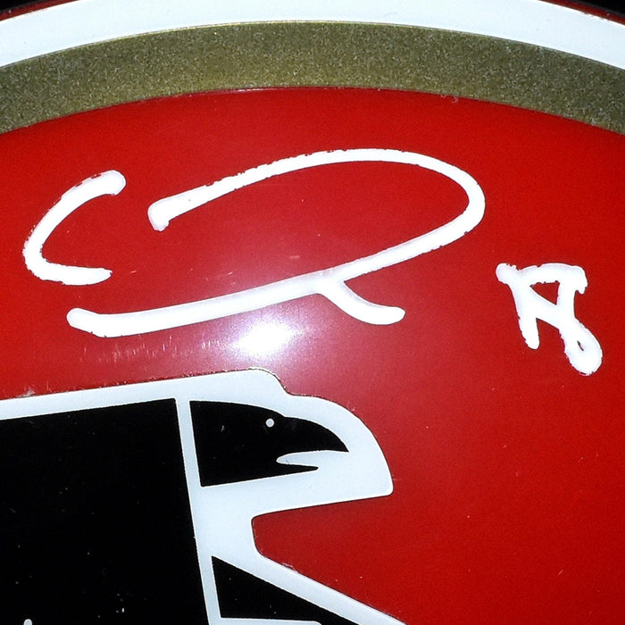 Calvin Ridley Signed Atlanta Falcons Mini Replica Red Football Helmet — RSA