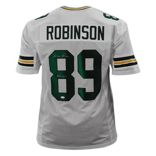 Dave Robinson Signed HOF 13 Inscription White Pro-Edition Jersey (JSA) - RSA