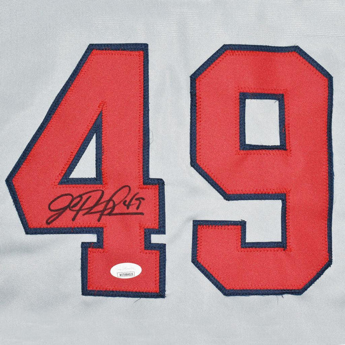 John Rocker Signed Atlanta Grey Baseball Jersey (JSA)