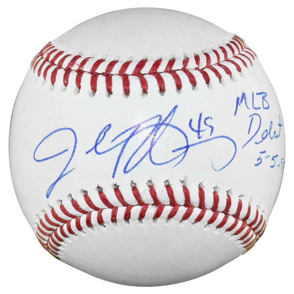 John Rocker Signed MLB Debut 5-5-98 Inscription Rawlings Official Major League Baseball (JSA) - RSA
