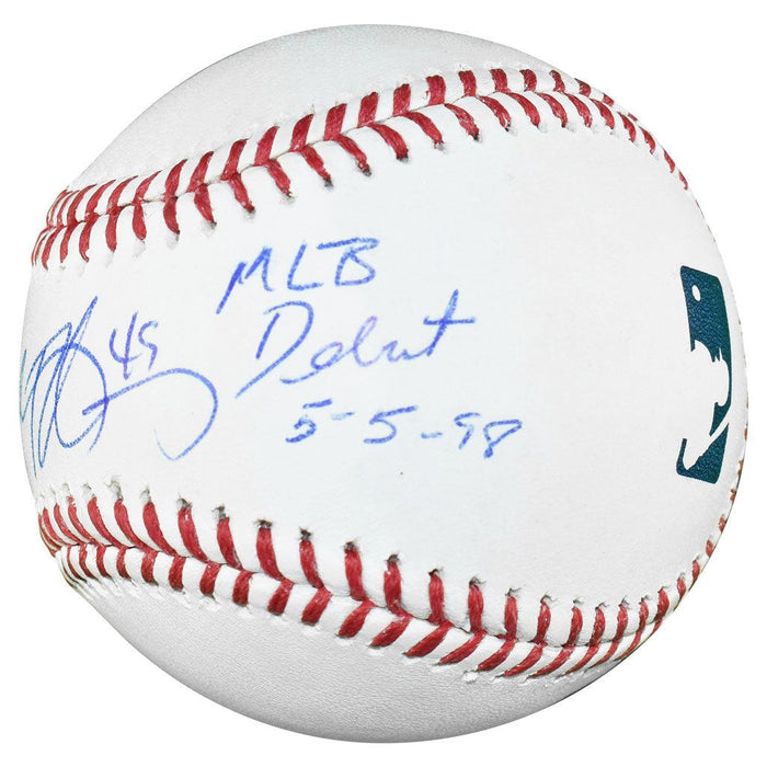 John Rocker Signed MLB Debut 5-5-98 Inscription Rawlings Official Major League Baseball (JSA) - RSA