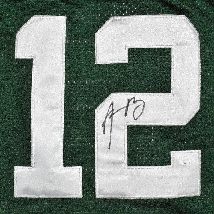 Aaron Rodgers Autographed and Framed White Green Bay Packers Jersey