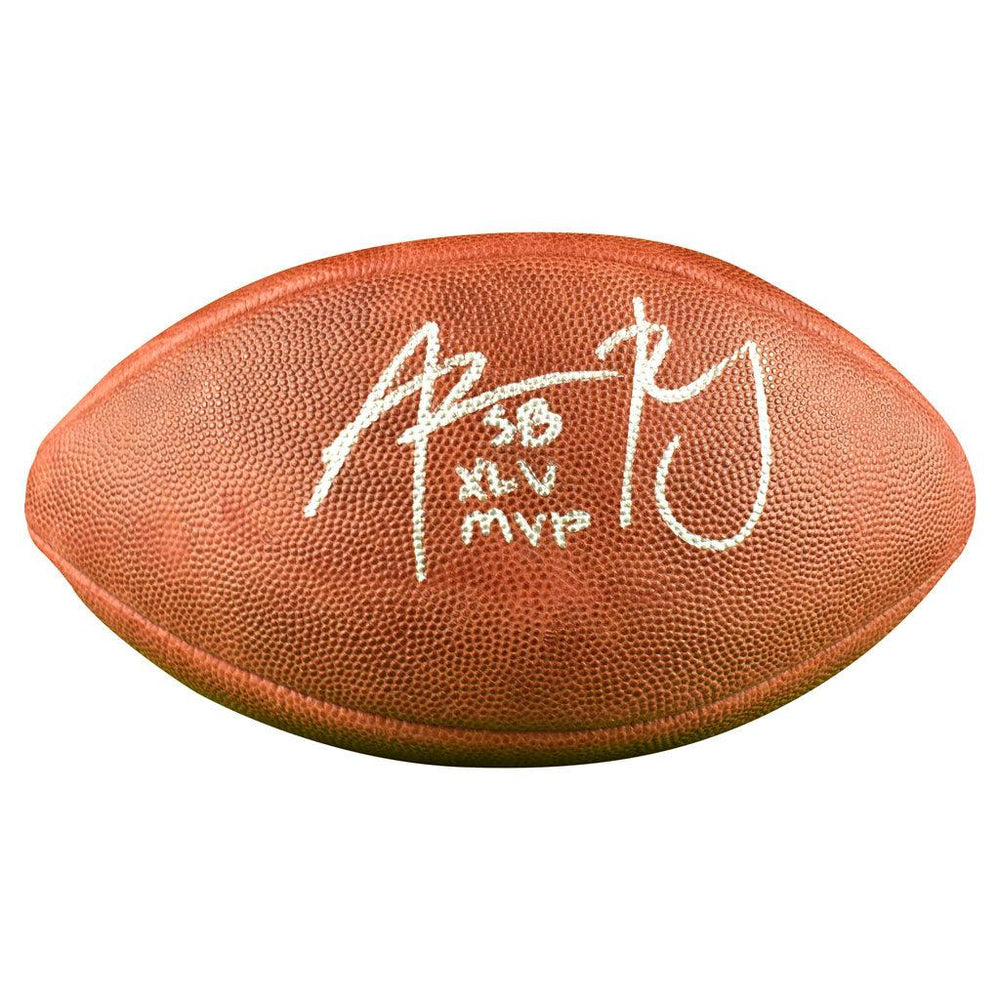 Aaron Rodgers Signed SB XLV MVP Inscription Super Bowl XLV Authentic W — RSA