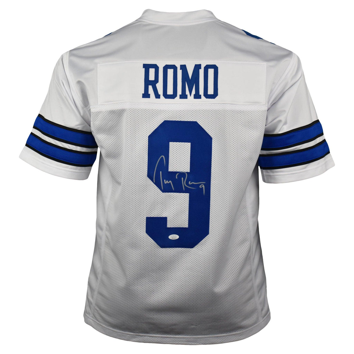 Tony Romo Signed Dallas Pro Blue Football Jersey (JSA)