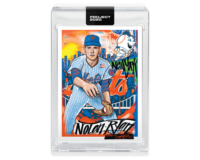 2020 Topps #105 Nolan Ryan 1969 Mets - King Saladeen 12,874 Print Run - RSA