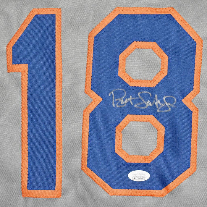 New York Mets Bret Saberhagen Autographed Signed Custom Jersey Jsa