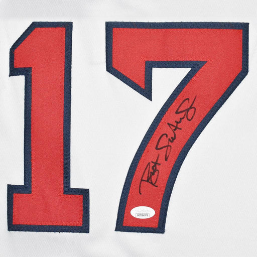 Bret Saberhagen Signed Boston White Baseball Jersey (JSA) - RSA