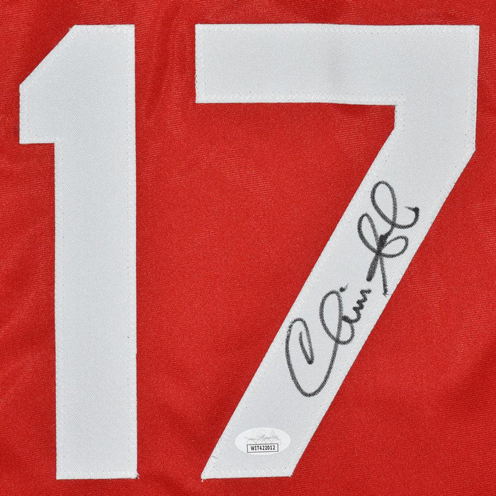 Chris Sabo Signed Cincinnati Red Baseball Jersey (JSA)