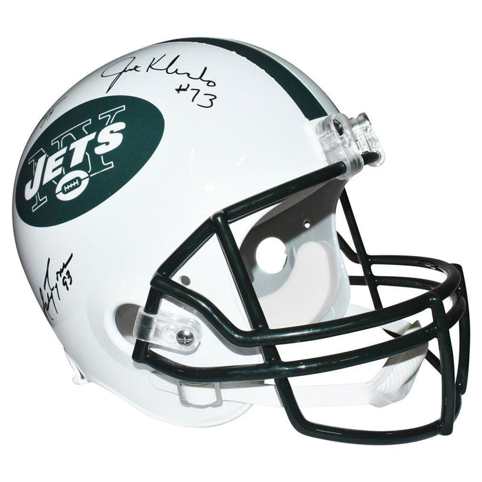  New York Jets Throwback Logo 1998-2018 Black Frame