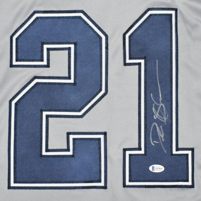 Deion Sanders Signed Dallas Pro Grey Football Jersey (Beckett) - RSA