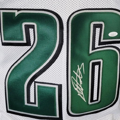 Nakobe Dean Signed Philadelphia White Football Jersey (JSA)