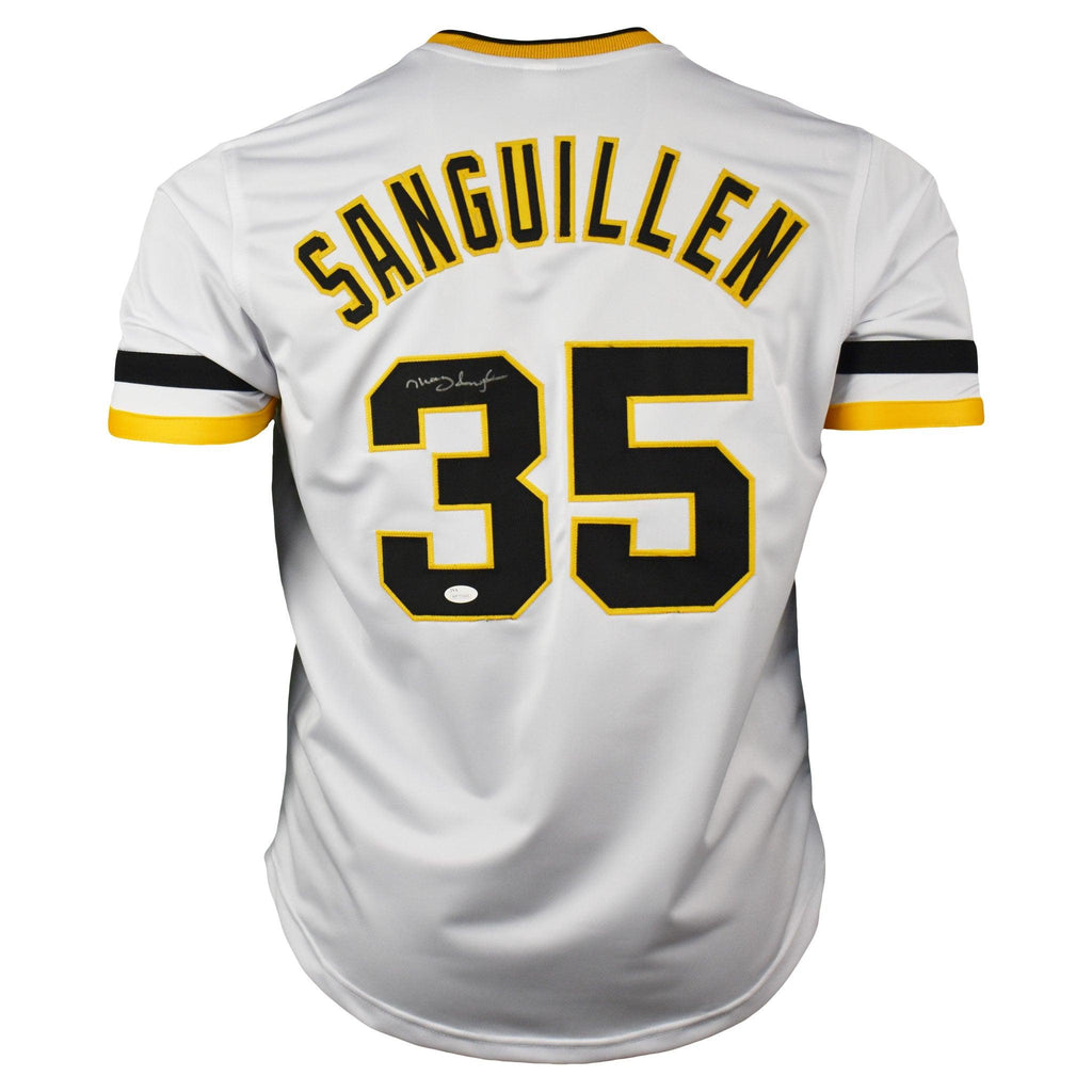 Manny Sanguillen Signed Custom Black Baseball Jersey