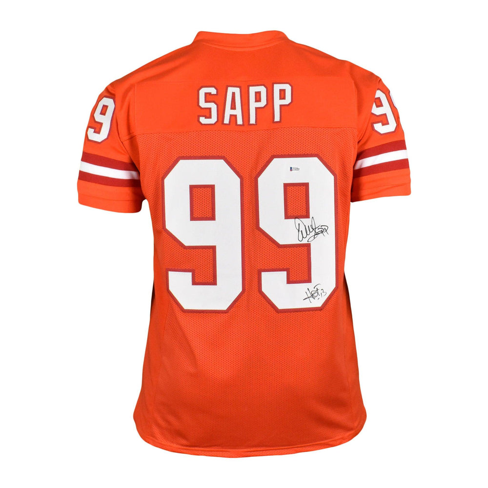 Warren Sapp Signed Jersey Inscribed HOF -13 (Beckett)