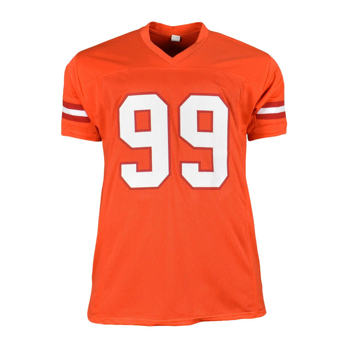 Warren Sapp Signed Pro-Edition Orange Football Jersey (Beckett