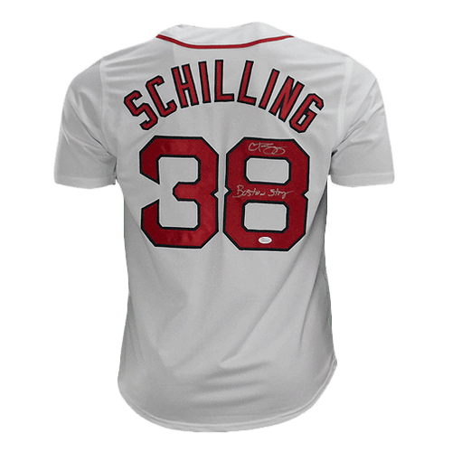  Curt Schilling Autographed Jersey (Red Sox) JSA COA