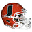 Jeremy Shockey Signed Miami Hurricanes AMP Speed Full-Size Replica Football Helmet (JSA) - RSA