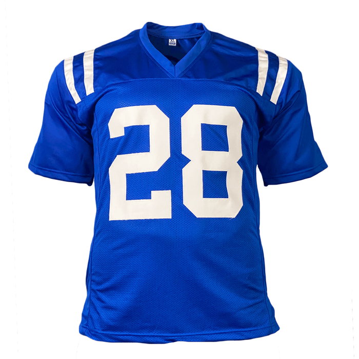 Jonathan Taylor Signed Indianapolis Blue Football Jersey (JSA) — RSA