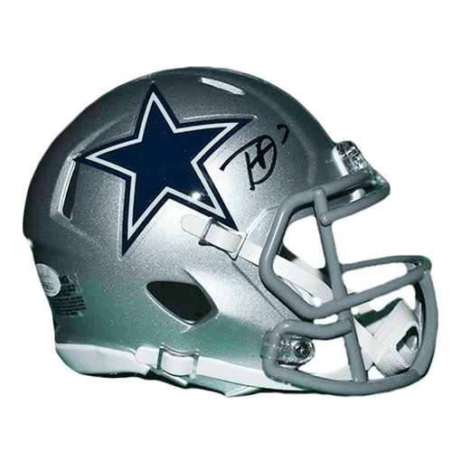 Amari Cooper Autographed Dallas Cowboys Chrome Mini Helmet