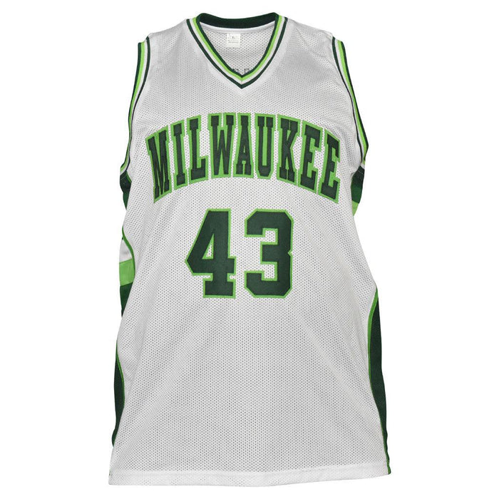 Jack Sikma Signed Milwaukee White Basketball Jersey (JSA) - RSA