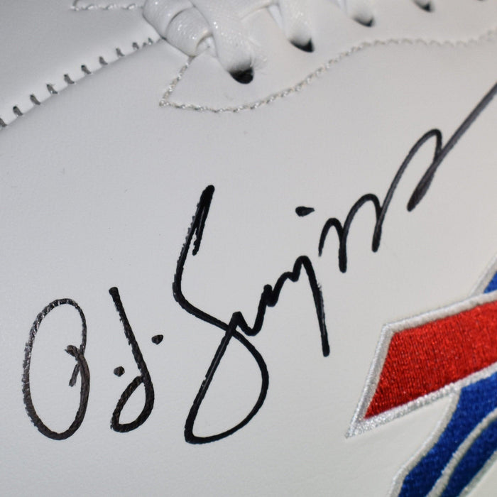 OJ Simpson Authentic Autographed Buffalo Bills Logo Football