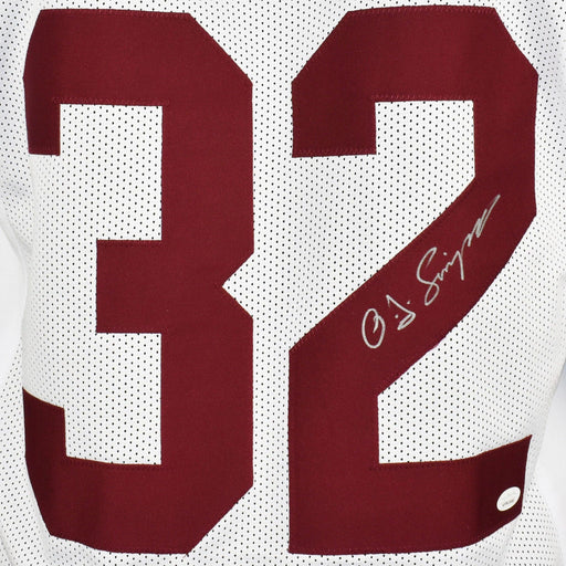 OJ/O.J. Simpson Autographed Signed Maroon Custom Stitched College Style  Football Jersey Heisman 68- JSA Witnessed