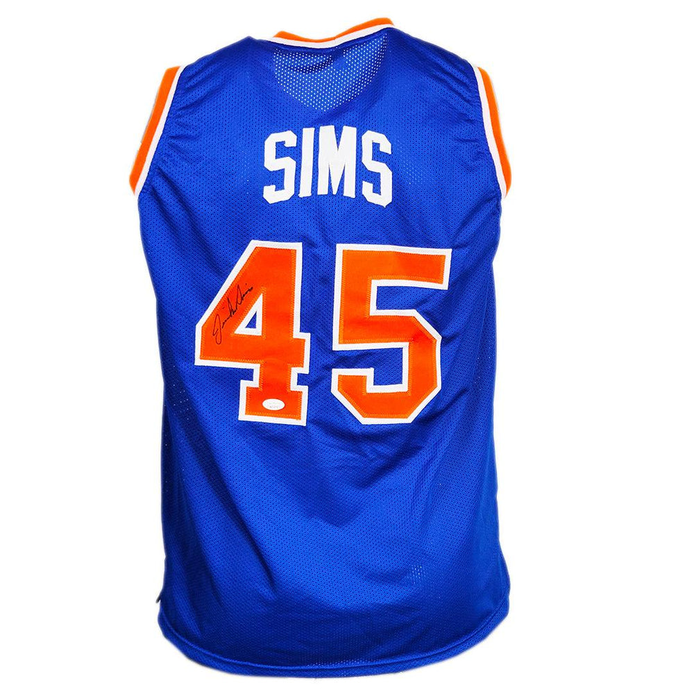 Jericho Sims Signed New York Blue Basketball Jersey (JSA) - RSA