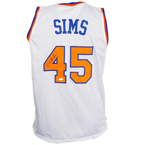 Jericho Sims Signed New York White Basketball Jersey (JSA) - RSA