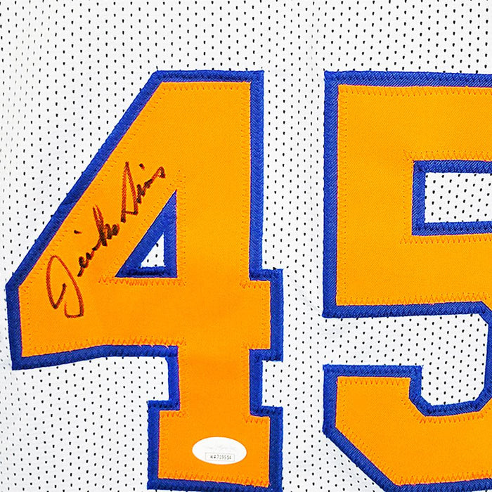 Jericho Sims Signed New York White Basketball Jersey (JSA) - RSA