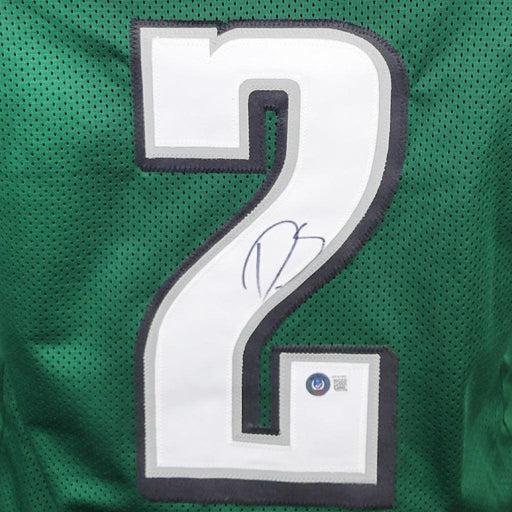 RSA Wilbert Montgomery Signed 2x All Pro Inscription Philadelphia Green Football Jersey (JSA)