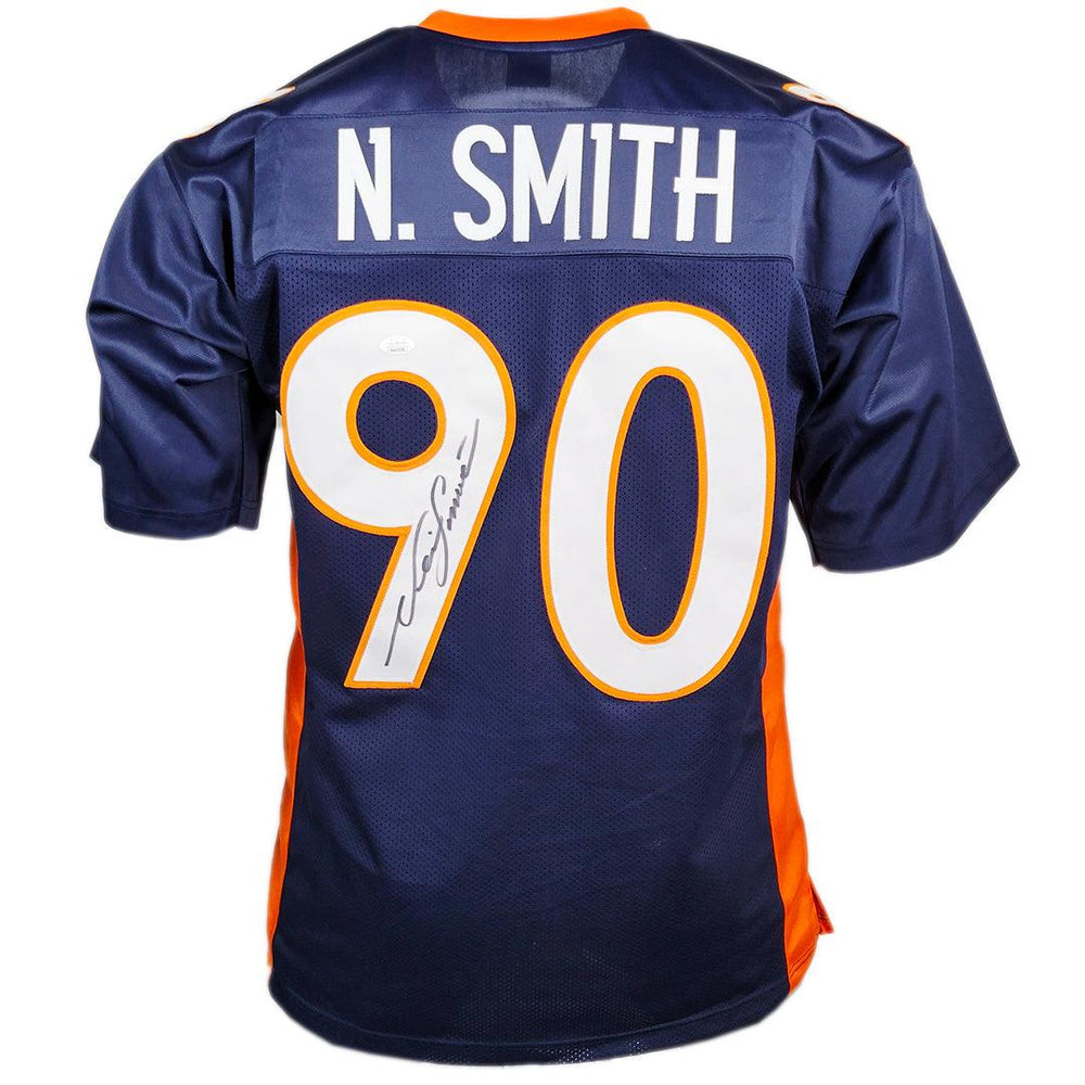 Neil Smith Autographed Denver Broncos Navy Jersey – Latitude Sports  Marketing