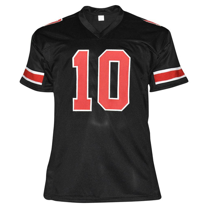 Jersey Ninja - New England Patriots Black Hockey Jersey