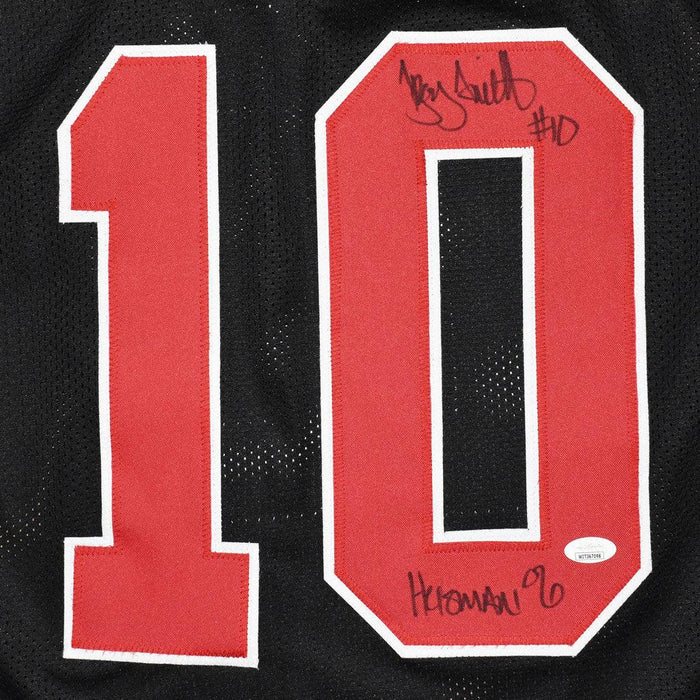 troy smith autographed jersey