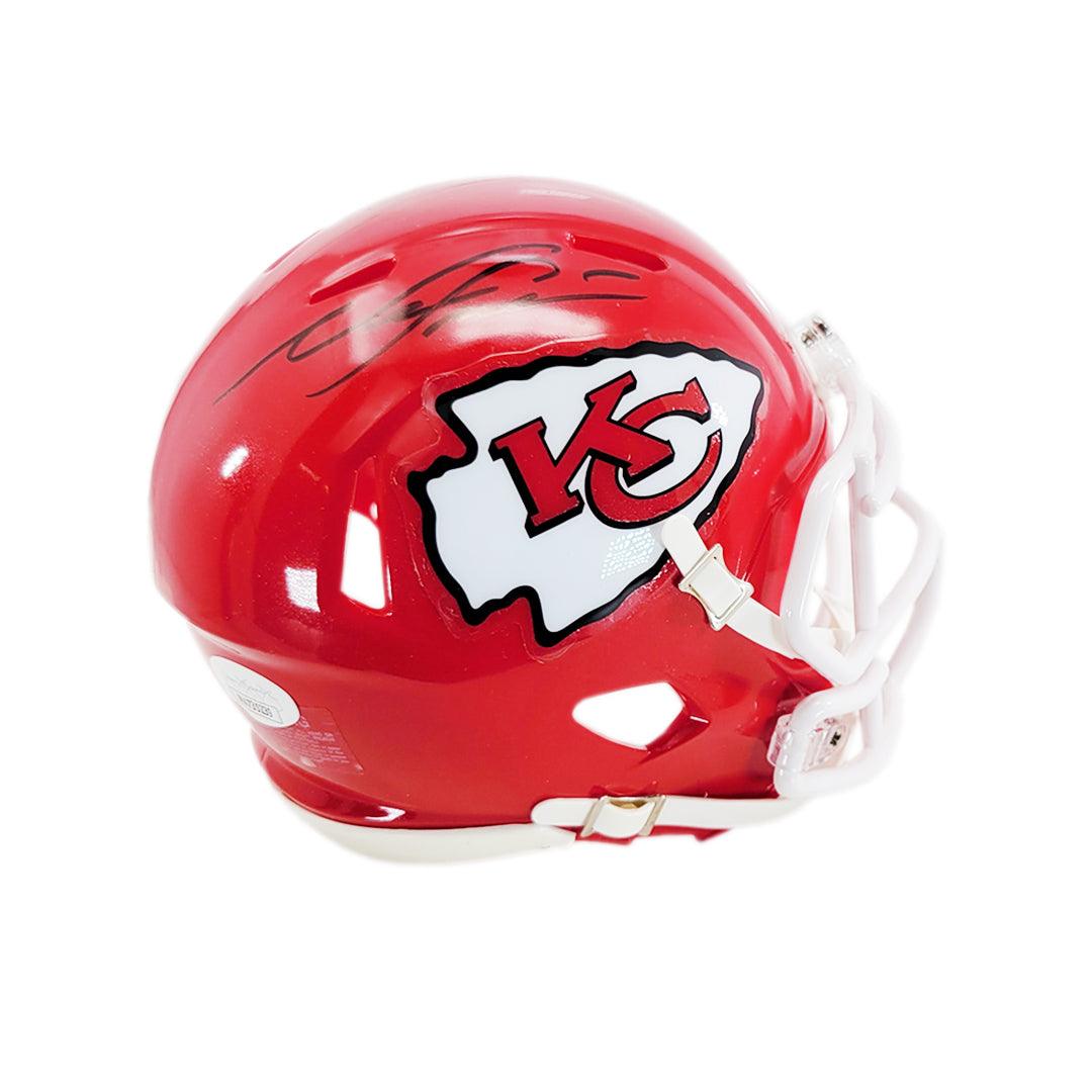 Neil Smith Signed Kansas City Chiefs Speed Mini Replica Football Helme ...