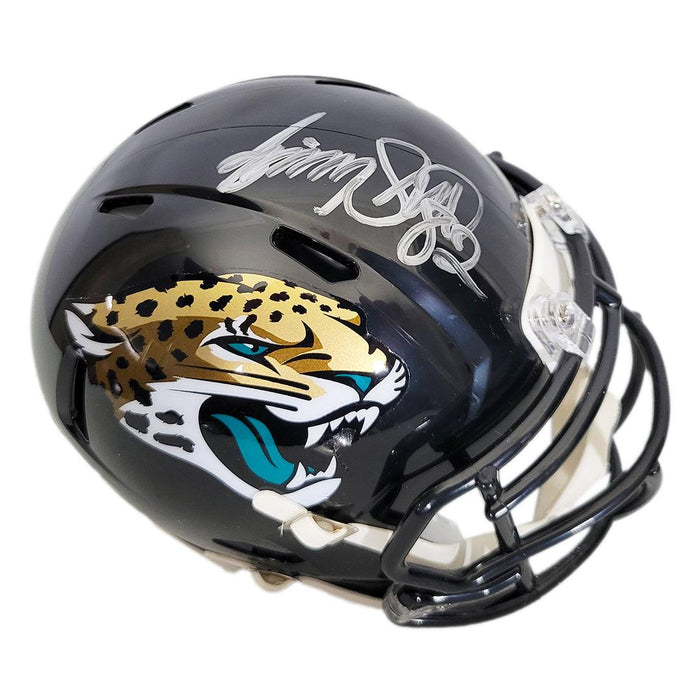 Jimmy Smith Signed Jacksonville Jaguars Speed Mini Football Helmet (JSA) - RSA