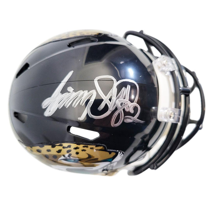 Jimmy Smith Signed Jacksonville Jaguars Speed Mini Football Helmet (JSA) - RSA