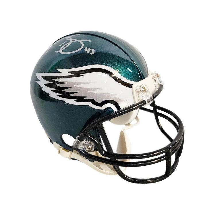 Darren Sproles Signed Philadelphia Eagles Mini Replica Football Helmet (JSA) - RSA