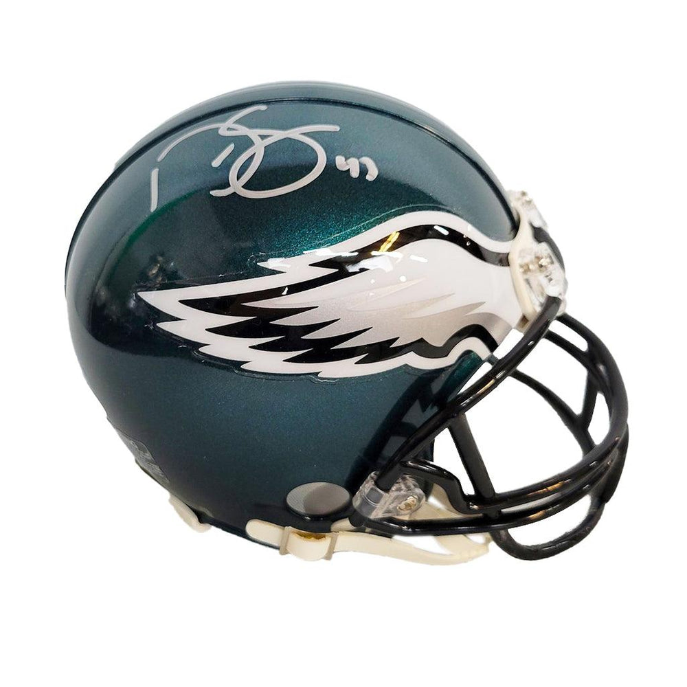 Darren Sproles Signed Philadelphia Eagles Mini Replica Football Helmet (JSA) - RSA