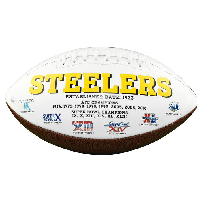 Kordell Stewart Autographed Pittsburgh Steelers NFL Logo Football