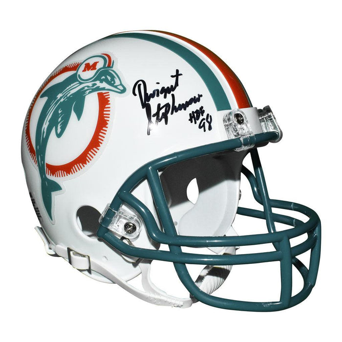 Dwight Stephenson Signed Miami Dolphins Throwback Riddell Full Size Speed  Replica Helmet w/HOF'98 – Schwartz Sports Memorabilia