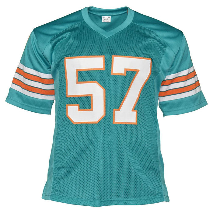 Dwight Stephenson Signed Miami Dolphins Jersey Inscribed HOF 98