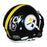 Kordell Stewart Signed Pittsburgh Steelers Speed Mini Replica Black Football Helmet (JSA) - RSA